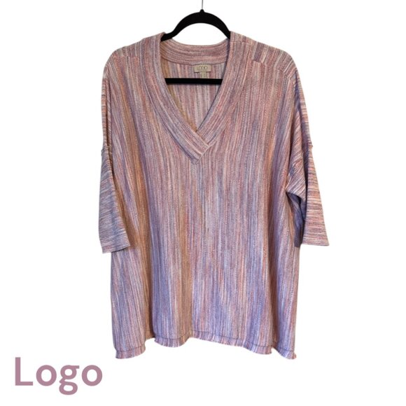 ❤️LOGO LIGHTWEIGHT OVERSIZED SWEATER MEDIUM/LARGE   #J - Picture 1 of 7